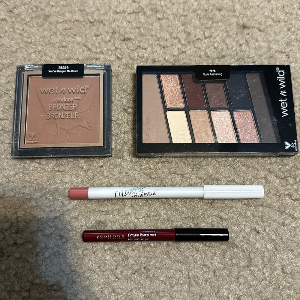 Bundle of 4 unused makeup items